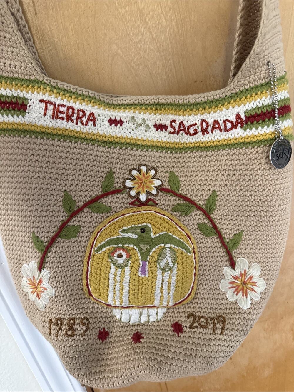 The Sak Limited Edition Crochet Earth 120 Hobo 272 Of 300 Made Tierra Sagrada